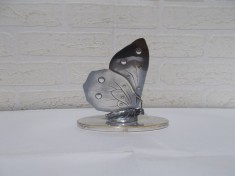 Rar !! FLUTURE - Suport argintat ART NOUVEAU pentru servetele , marcat , anii 1900