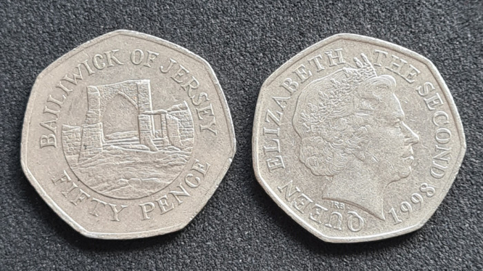 Bailiwick of Jersey 50 pence 1998
