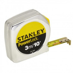Stanley 0-33-203 Ruleta powerlock classic cu carca metalica 3m/10" x 12,7mm - 3253560332037