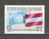 Austria.1990 30 ani soldatii austrieci in Trupele de Pace ONU MA.1003, Nestampilat