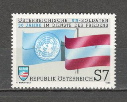 Austria.1990 30 ani soldatii austrieci in Trupele de Pace ONU MA.1003