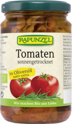 Rosii Uscate in Ulei Masline Rapunzel 275gr foto