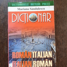 DICTIONAR ROMAN-ITALIAN ITALIAN-ROMAN - MARIANA SANDULESCU