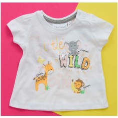 Tricou fetite - Little wild one (Marime Disponibila: 0-3 luni)