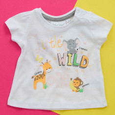 Tricou fetite - Little wild one (Marime Disponibila: 3-6 luni (Marimea 18