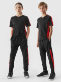 Tricou de fotbal pentru copii 4F x Robert Lewandowski - negru, 4F Sportswear