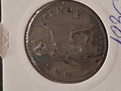 One penny 1936 foto