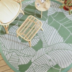 vidaXL Covor de exterior, ARAKIL verde, &Oslash;200 cm, PP