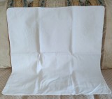 Fata de perna, Vintage din bumbac cu broderie manuala- Flori de lacramioare