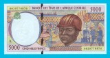 Bancnotă Gabon (pick 404L) 5000 Francs 2000 UNC serie: L 0039778876
