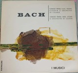 Disc vinil, LP. CONCERT PENTRU FLAUT VIOARA CLAVECIN. CONCERT PENTRU OBOI, VIOARA-JOHANN SEBASTIAN BACH, I MUSIC