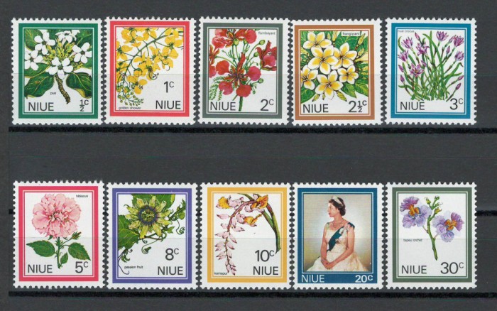Niue 1969 Mi 99/108 - Flori