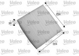 VALEO 698868 VALEO ESSENTIAL Filtru, aer habitaclu