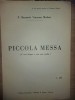 Piccola messa- P. Bernardo Vincenzo Modaro