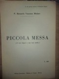 Piccola messa- P. Bernardo Vincenzo Modaro