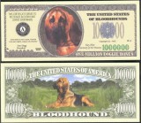 !!! SUA = FANTASY NOTE = BLOODHOUND - 2006 - UNC / SERIA CAINI , WOOF