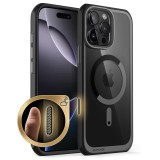 Husa iPhone 16 Pro Supcase Unicorn Beetle Slim Clear MagSafe, negru