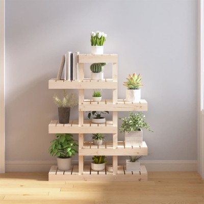 vidaXL Suport pentru plante, 85x25x109,5 cm, lemn masiv de pin 822087 foto