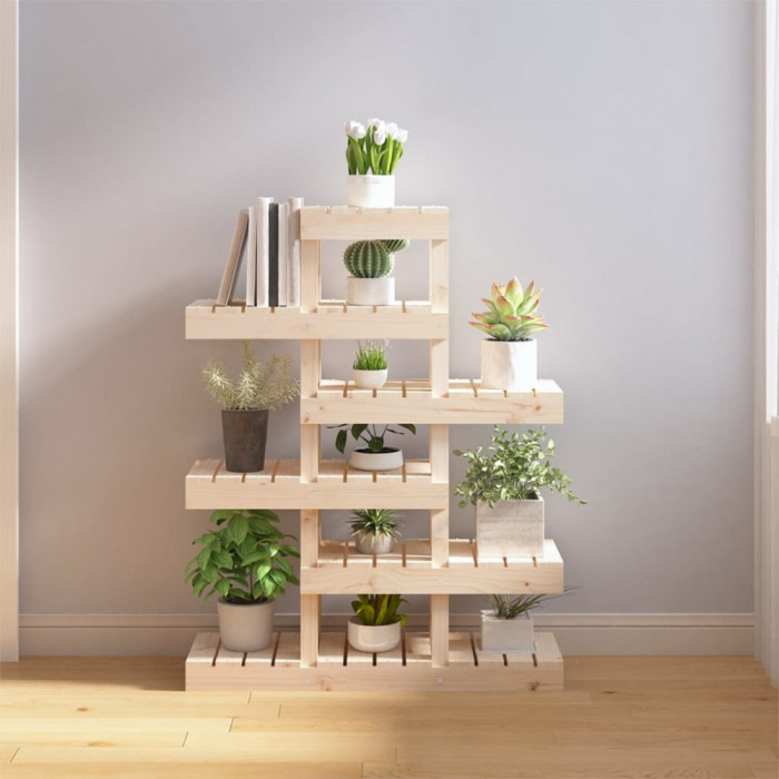 vidaXL Suport pentru plante, 85x25x109,5 cm, lemn masiv de pin 822087
