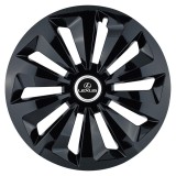 Set 4 capace roti Fox negru R14 pentru gama auto Lexus, Autohelix MSA