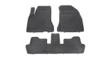 Set covorase auto din cauciuc Citroen C4 Picasso (UA/UD), 10.2006-06.2013, presuri tip tavita, negru; Polietilen