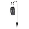 Lampa Solara Gradina Rabalux LED Flacara, Negru, 80cm, 600mAh, Otel Inoxidabil