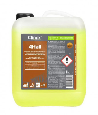 Clinex 4hall, 5 Litri, Detergent Concentrat Pentru Suprafete Mari, Manual Si Pentru Masini foto