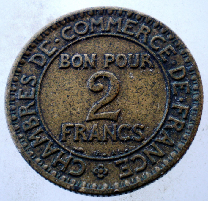 7.781 FRANTA 2 FRANCS FRANCI 1923