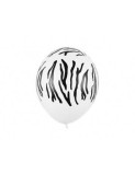 Set 10 Baloane Latex Zebra 30 cm