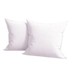 Set 2 huse pernute decorative din catifea cu fermoar, 45x45 cm, Madison, densitate 700 g/ml, Cantaloupe