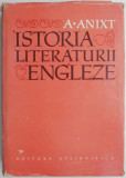 Istoria literaturii engleze &ndash; A. Anixt (supracoperta uzata)