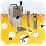 Set complet dozator bere JET 30 1 linie, 35 litri/h - Răcitor de flux, Cupla butoi bere: Set toate cupla butoi bere