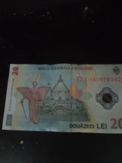 Bancnote 20 lei Ecaterina Teodoroiu seria A foto