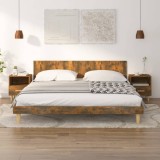 vidaXL Noptiere, 2 buc., stejar fumuriu, 40x35x47 cm 817298