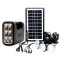 Sistem iluminare LED GD8017A, 3 becuri, panou solar