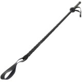 DARKNESS - LEATHER FETISH BDSM WHIP 60CM, DARKNESS SENSATIONS