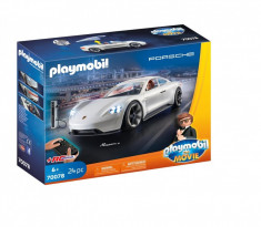 Playmobil The Movie - Rex Dasher cu Porsche Mission E. foto
