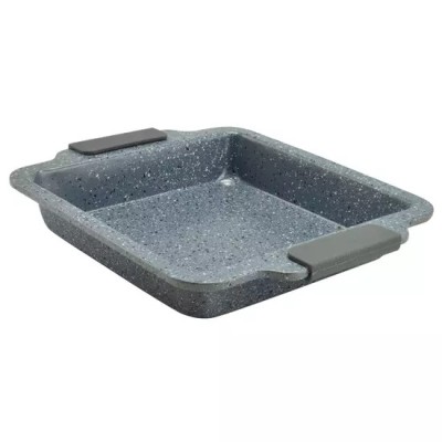 Tava cu Acoperire Antiderapanta si Manere din Silicon 27x22,5 cm Handy KitchenServ foto