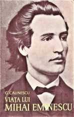 Viata lui Mihai Eminescu G. Calinescu 1964 foto
