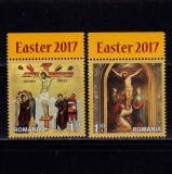 ✅RO 2017 , LP 2137 ,&quot;Sfintele Pasti 2017&quot; - serie+tabs/diferite pozitii ,MNH, Nestampilat