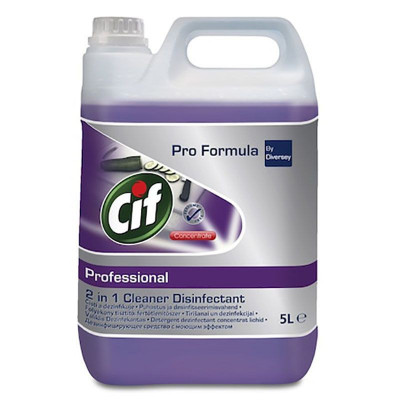 Detergent Dezinfectant Lichid 2in1 Cif Professional, 5L foto