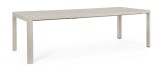 Cumpara ieftin Masa extensibila aluminiu taupe Kiplin 180/240x100x77.5 cm