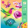 Joc creativ origami Djeco Animale si Flori Exotice, 24 coli, 7-12 ani