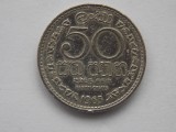 50 CENTS 1963 CEYLON