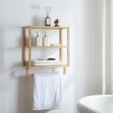 Raft perete baie &Ouml;stra bambus [en.casa] HausGarden Leisure