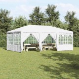 VidaXL Cort pentru Petreceri Alb 600 x 400 x 266 cm Poliester, Oțel