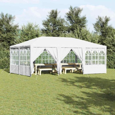 vidaXL Cort pentru Petreceri Alb 600 x 400 x 266 cm Poliester și oțel 42003433 foto