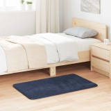 vidaXL Covor shaggy cu pom &icirc;nalt, NAVARRA, bleumarin, 60x100 cm