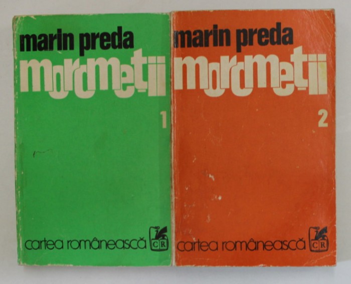 MOROMETII , VOLUMELE I - II , EDITIA A V - A de MARIN PREDA , 1977 * DEFECT BLOC DE FILE VOL I