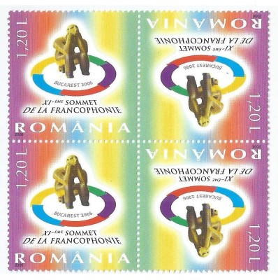 |Romania, LP 1740/2006, Reuniunea Org. Intern. a Francofoniei, bloc 4, MNH foto